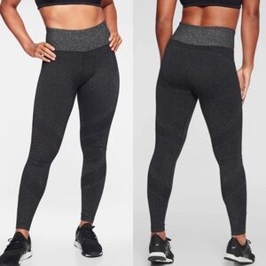 Athleta Twilight Seamless High Waisted Shine Tights Leggings